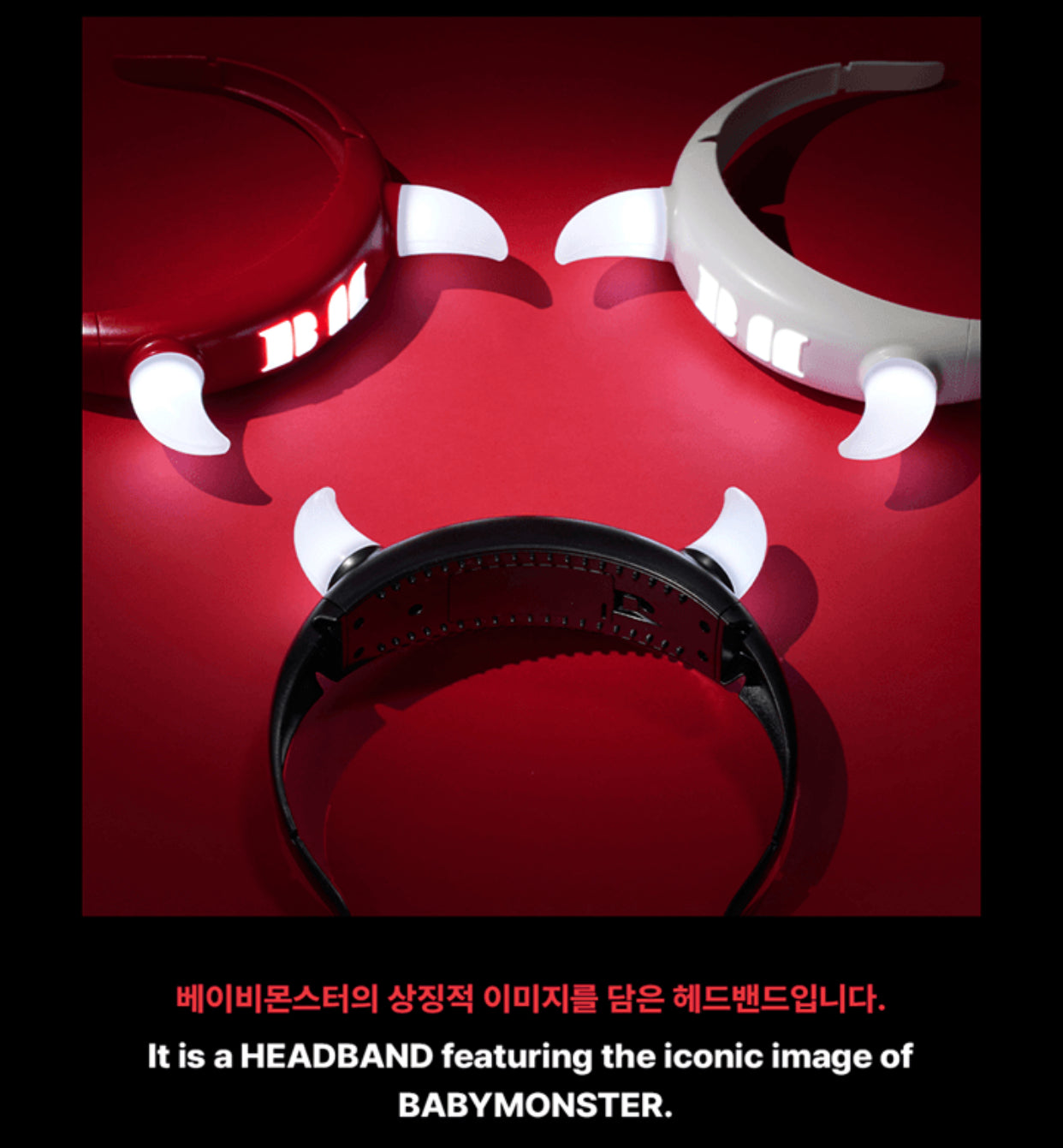 BABYMONSTER Official HORN HEADBAND
