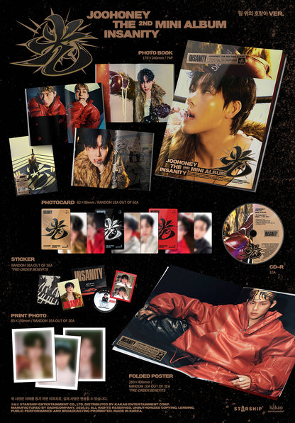 MONSTA X JOOHONEY - INSANITY 2nd Mini Album