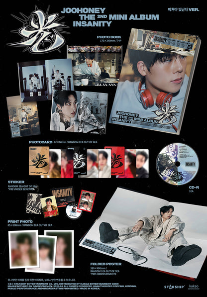 MONSTA X JOOHONEY - INSANITY 2nd Mini Album
