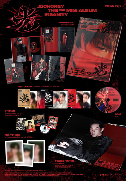 MONSTA X JOOHONEY - INSANITY 2nd Mini Album