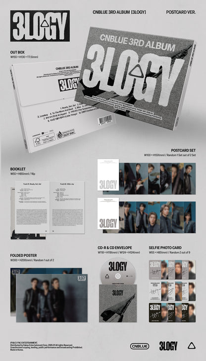 CNBLUE - 3LOGY 3rd Album POSTCARD Ver