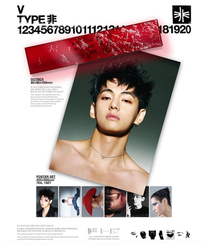 BTS V - TYPE 非 Official Photobook & Poster