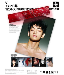 bts V TYPE非　写真集 特典トレカ付き BTS V - TYPE 非 Official Photobook & Poster – K-STAR