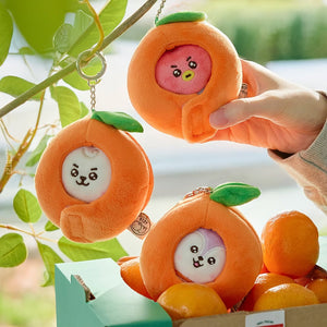 BT21 Baby Official Orange Party Plush Keyring