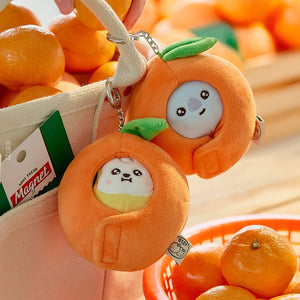 BT21 Baby Official Orange Party Plush Keyring