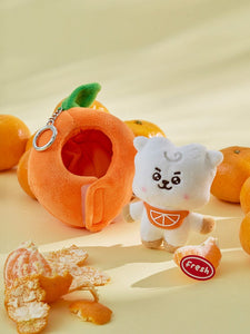 BT21 Baby Official Orange Party Plush Keyring