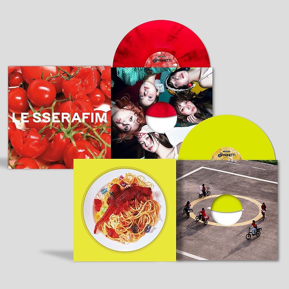 LE SSERAFIM - SPAGHETTI 1st Single Album VINYL LP Ver – K-STAR