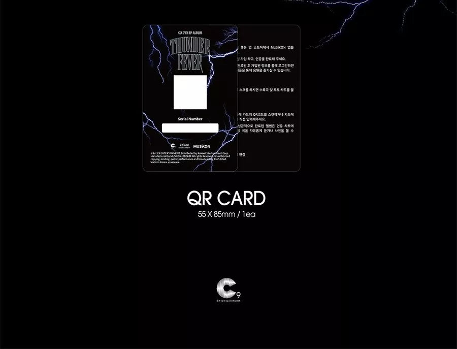 CIX - THUNDER FEVER 7th EP Album Keyring Ver