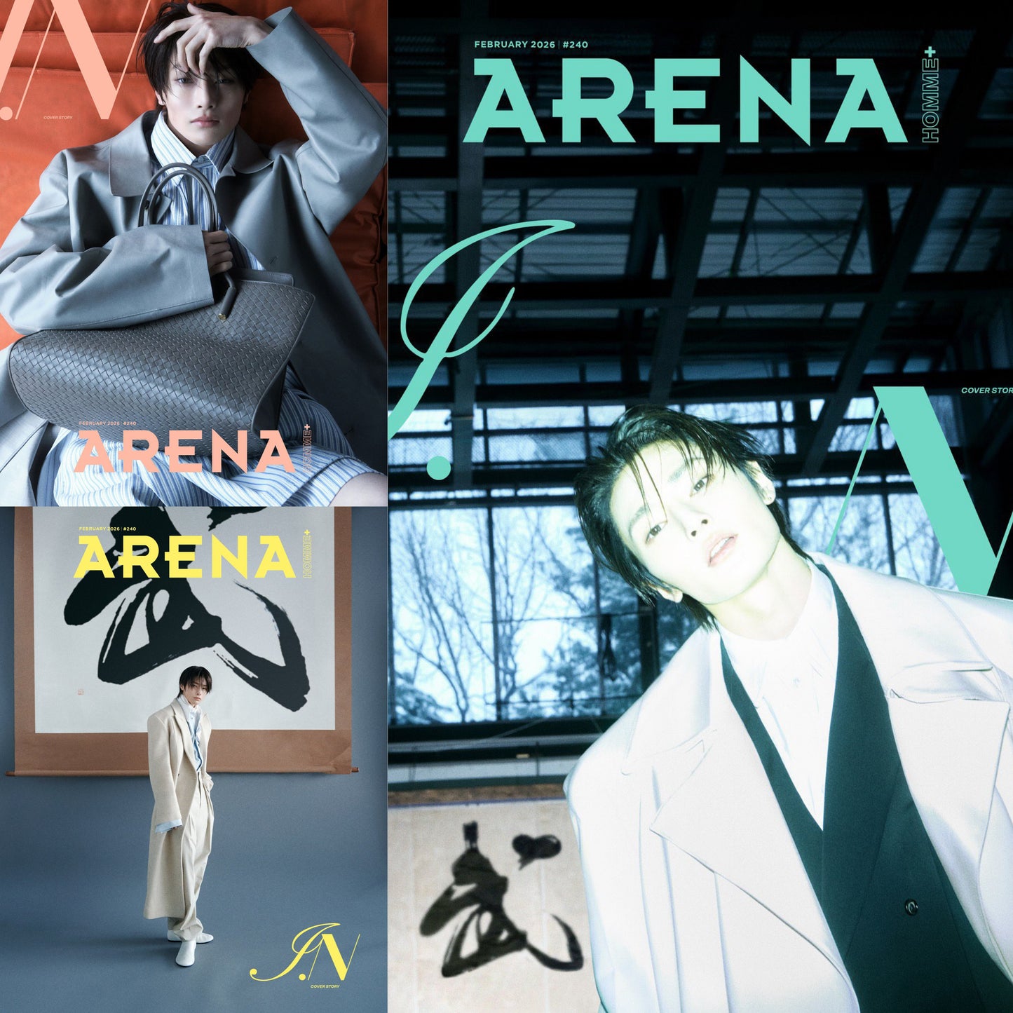 ARENA HOMME KOREA - STRAY KIDS I.N February 2026