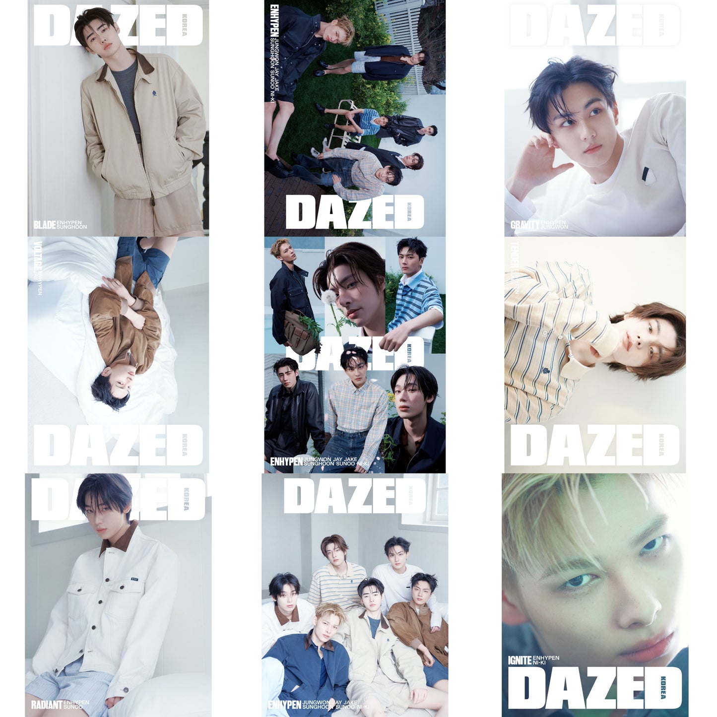 DAZED & CONFUSED KOREA - ENHYPEN Cover Magazine May 2026