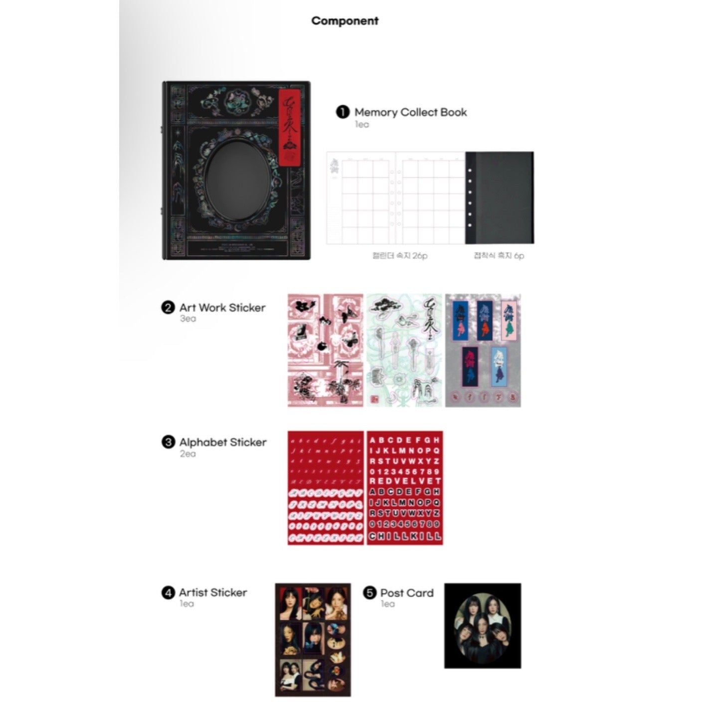 Red Velvet Chill Kill Official MD White Ver