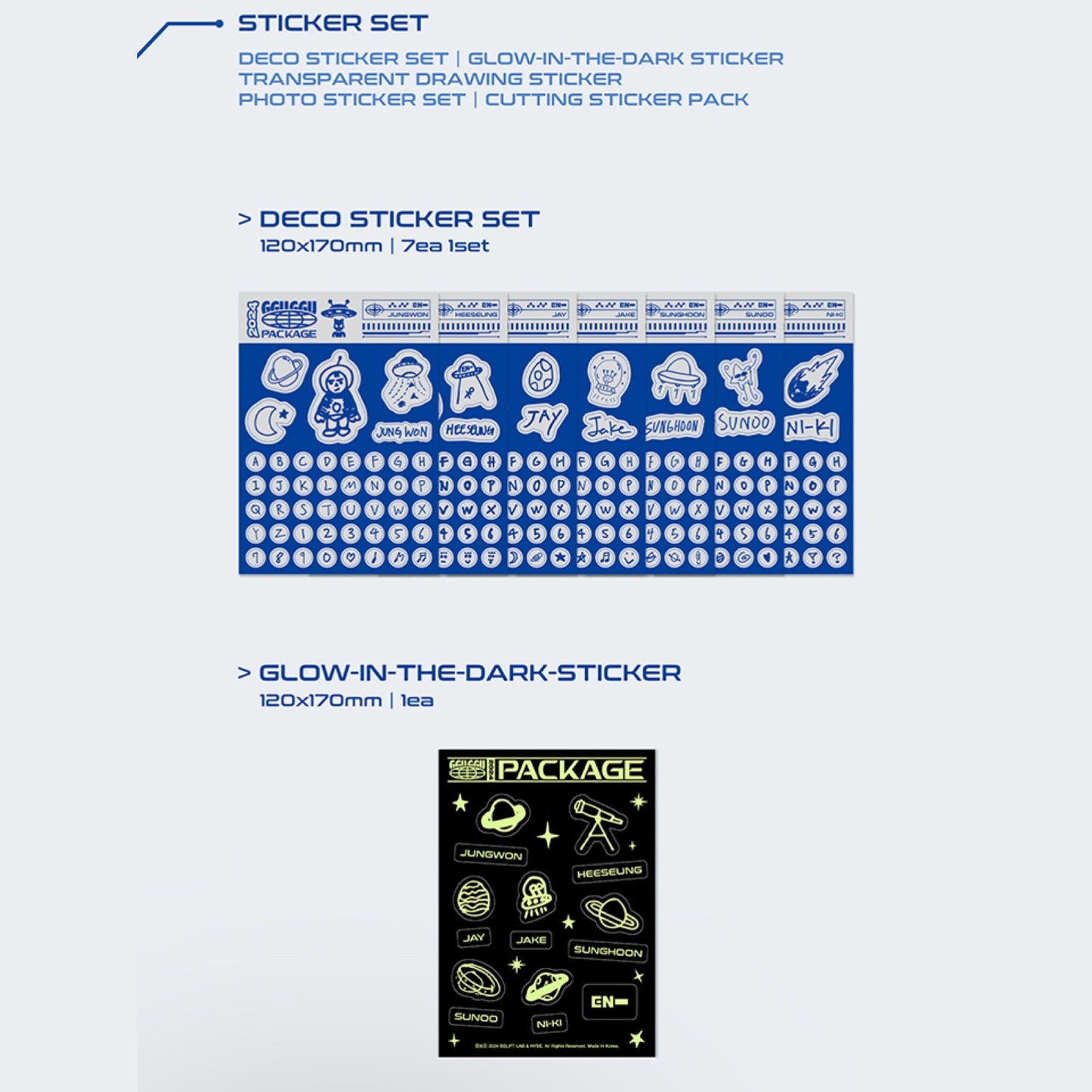 ENHYPEN 2024 OFFICIAL GGU GGU PACKAGE