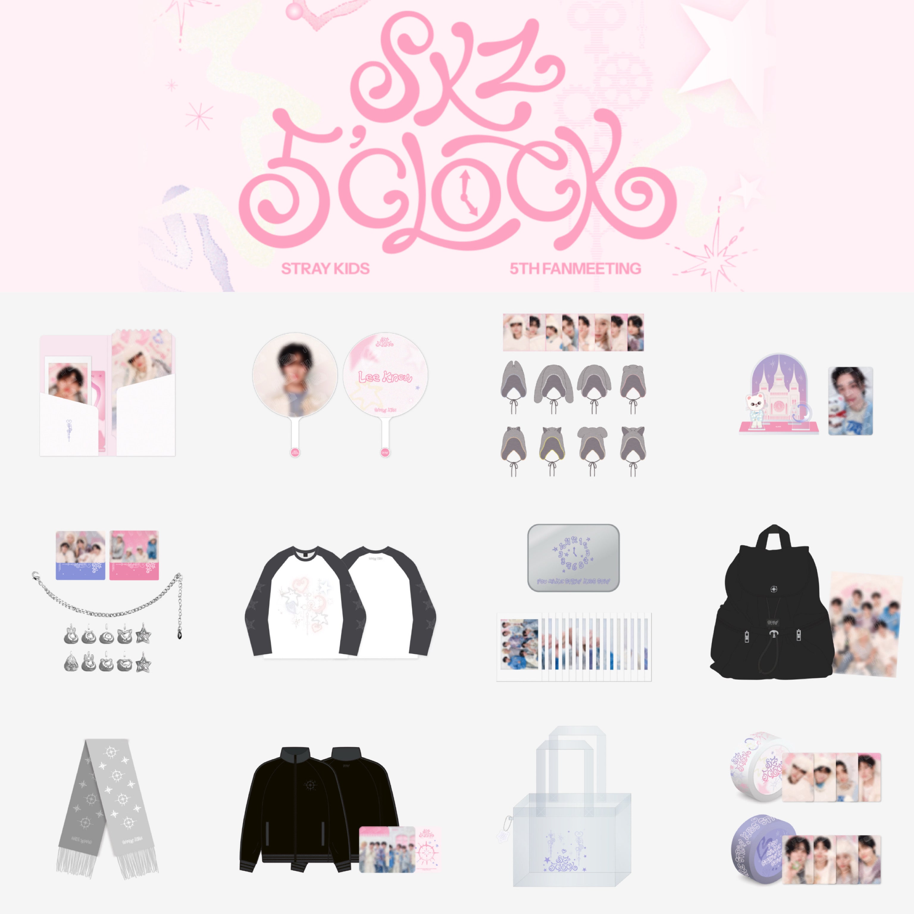 STRAY KIDS - 5th Fan Meeting SKZ 5'CLOCK Official MD – K-STAR