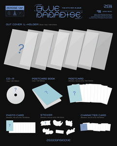 ZEROBASEONE ZB1 - BLUE PARADISE 5th Mini Album ZEROSE Ver