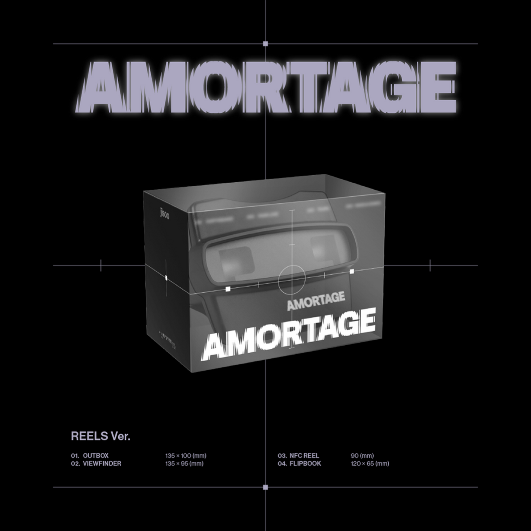 JISOO - AMORTAGE 1st Mini Album REELS Ver