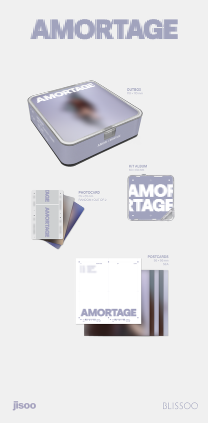 JISOO - AMORTAGE 1st Mini Album APP Ver