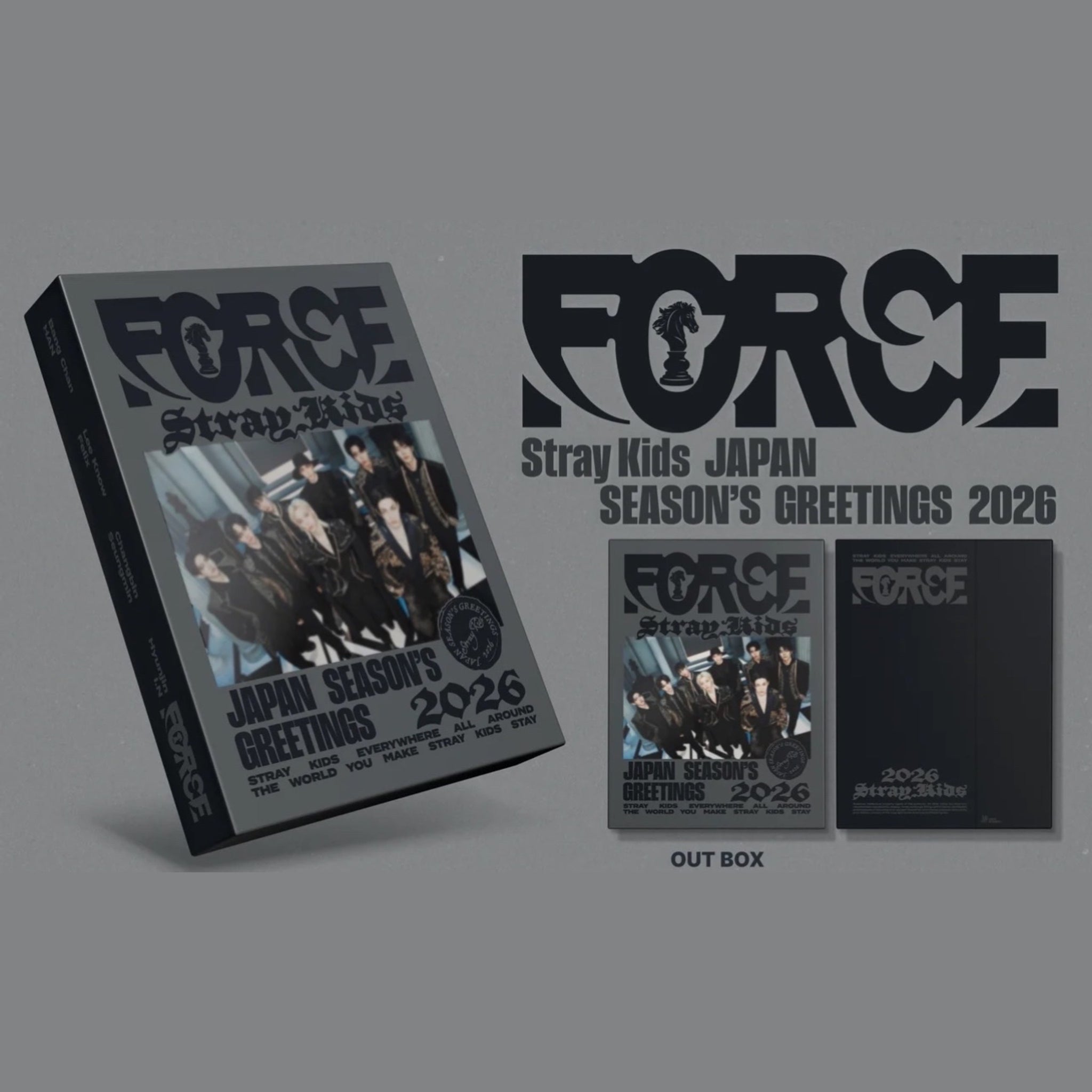STRAY KIDS Japan Official Season's Greetings 2026 “FORCE” + POB