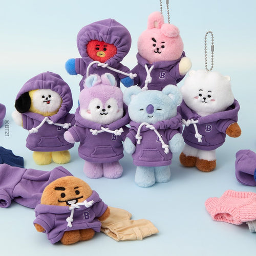 BT21 Official Petite Closet Doll Keyring