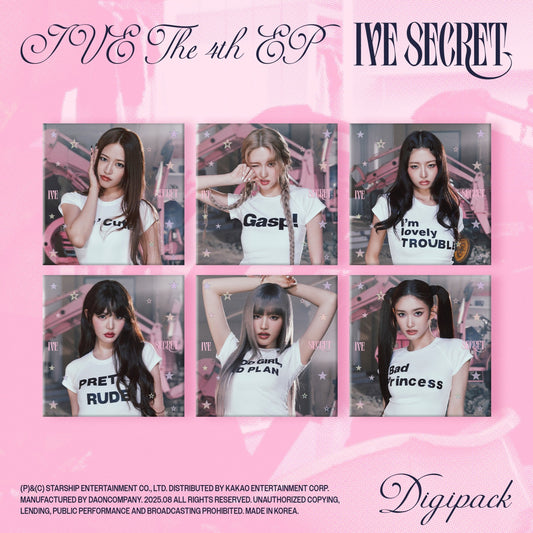IVE - IVE SECRET 4th EP Album Digipack Ver