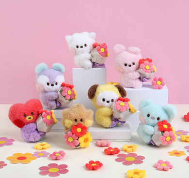 BT21 minini Official Bouquet Plush Keyring