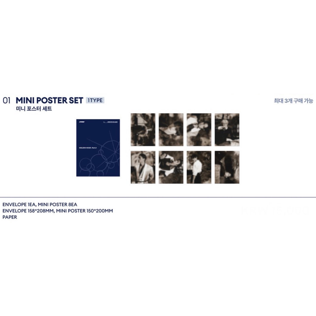 ATEEZ GOLDEN HOUR : Part.4 POP-UP Store Official MD – K-STAR