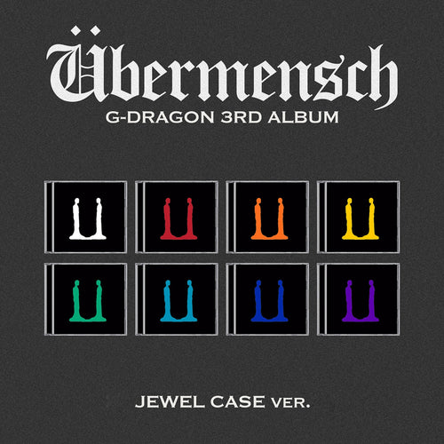 G-DRAGON - ÜBERMENSCH 3rd Album Jewel Case Ver.