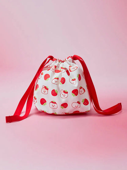 BT21 Official Strawberry Party Pouch