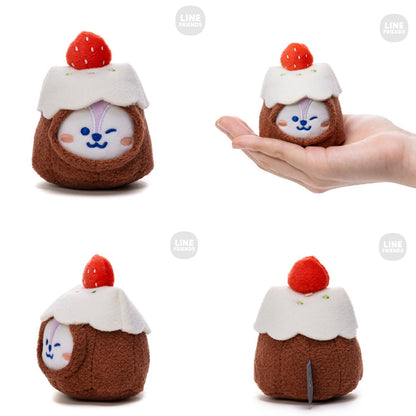 BT21 JAPAN Official Dreamy Sweets Face Doll and Teapot Cups Set