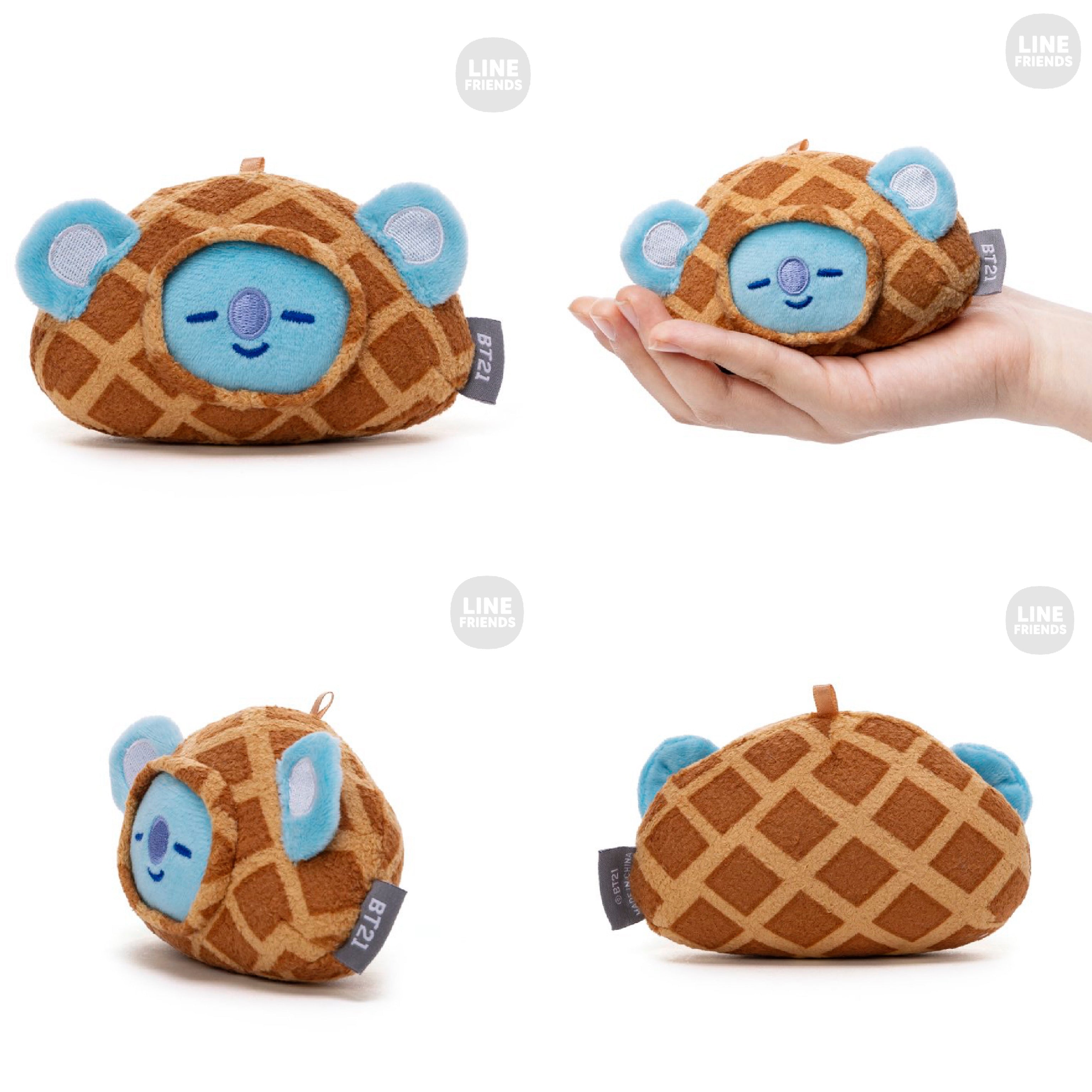 BT21 JAPAN Official Dreamy Sweets Face Doll and Teapot Cups Set