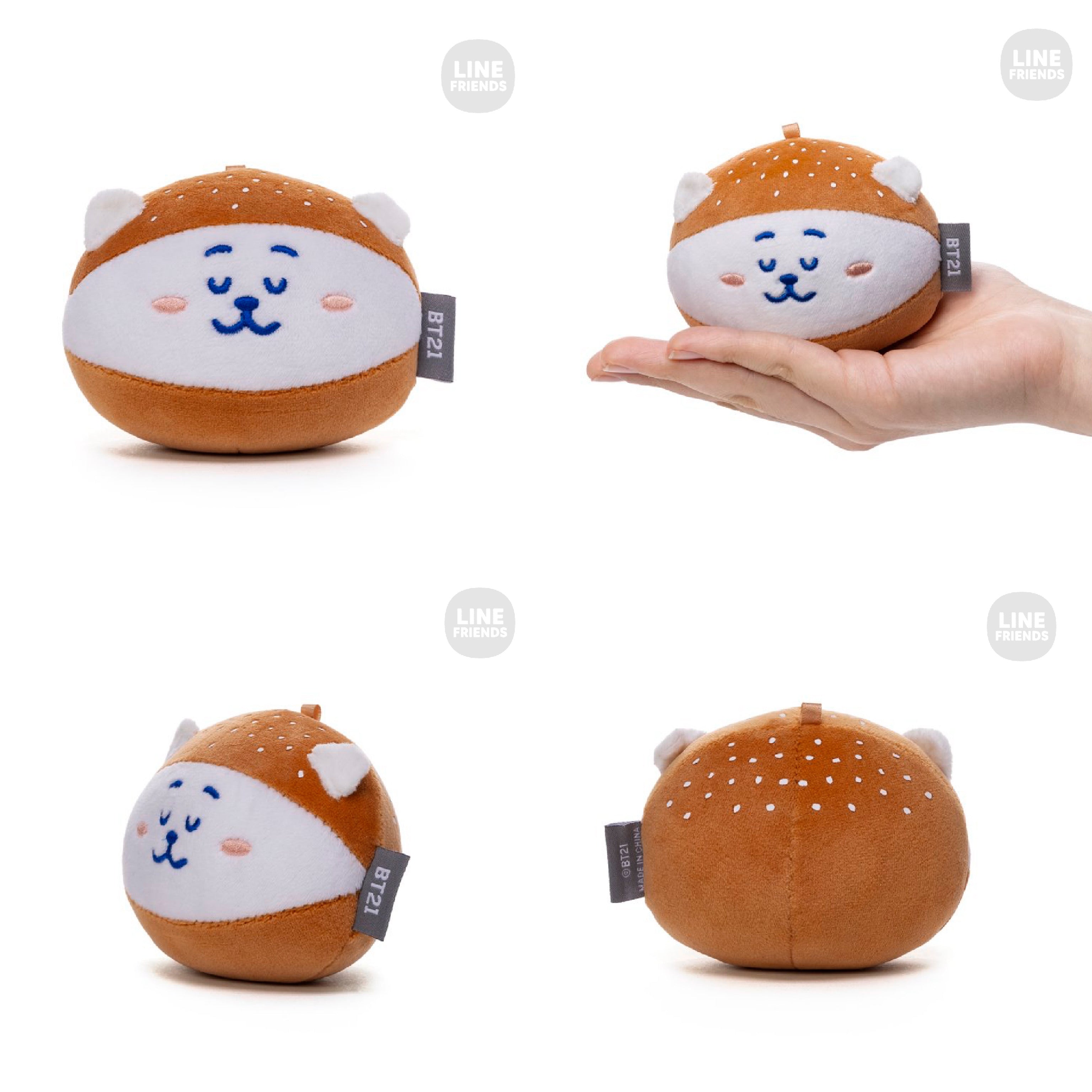 BT21 JAPAN Official Dreamy Sweets Face Doll and Teapot Cups Set