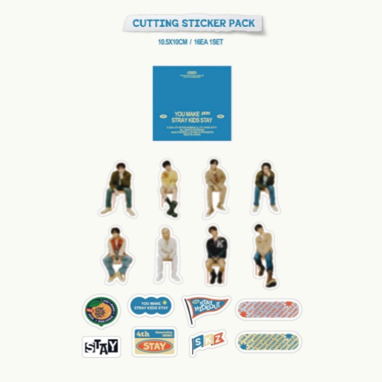 STRAY KIDS STAY HIDEOUT Official 4th Membership Kit Set