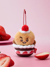 BT21 Official Strawberry Party Plush Keyring