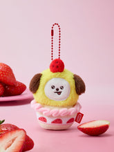 BT21 Official Strawberry Party Plush Keyring