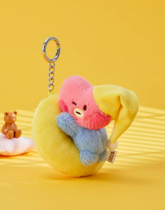 BT21 mini minini Official Chill Break Plush Keyring