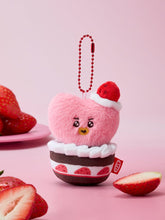 BT21 Official Strawberry Party Plush Keyring