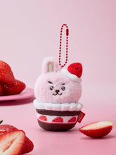 BT21 Official Strawberry Party Plush Keyring
