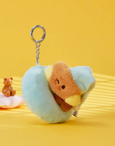 BT21 mini minini Official Chill Break Plush Keyring