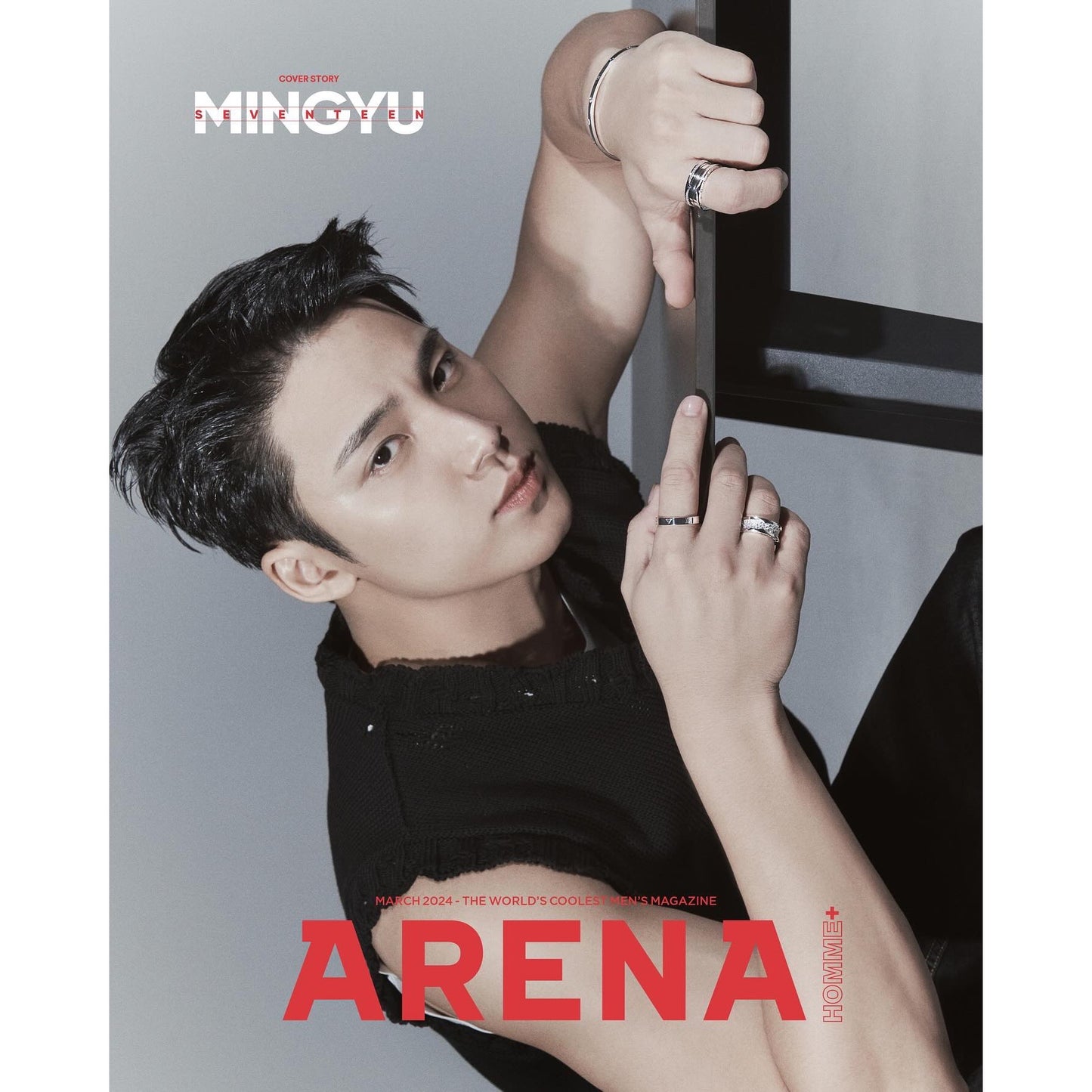 SEVENTEEN MINGYU Arena Homme Korea Magazine March 2024