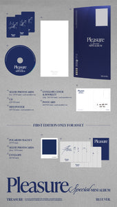 TREASURE - PLEASURE Special Mini Album BLUE Ver