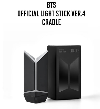 BTS OFFICIAL LIGHT STICK VER.4 + CRADLE SET