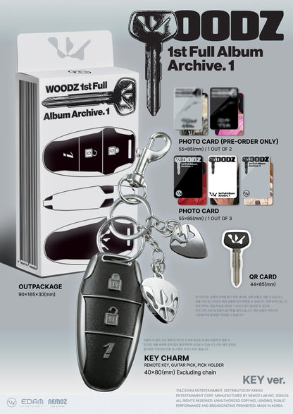 WOODZ - ARCHIVE. 1 The 1st Full Album KEY Ver
