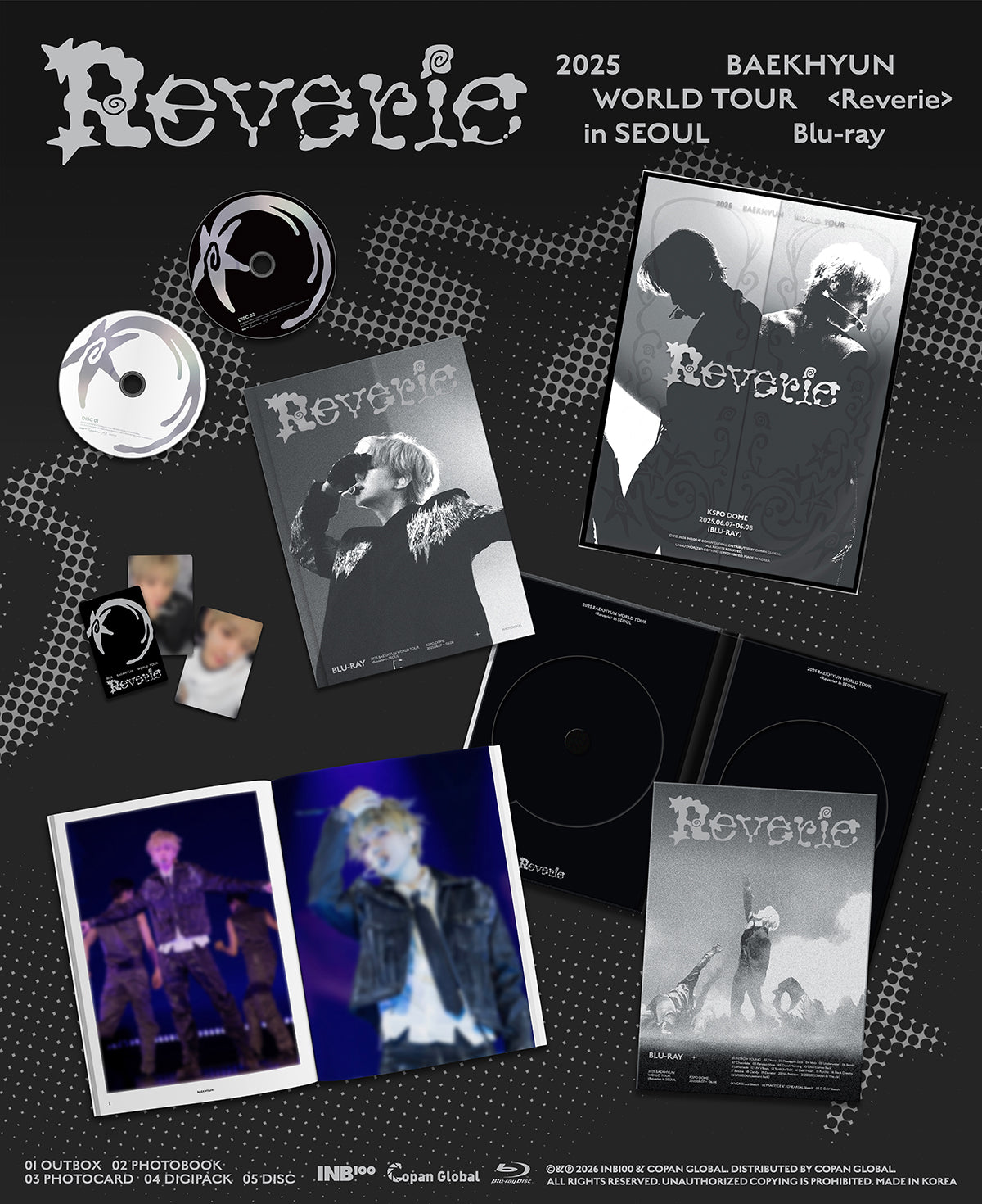 BAEKHYUN 2025 World Tour REVERIE In Seoul BLU-RAY