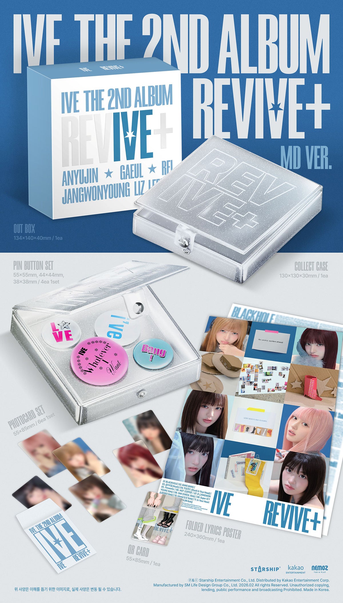 IVE - REVIVE 2nd Album MD Ver.