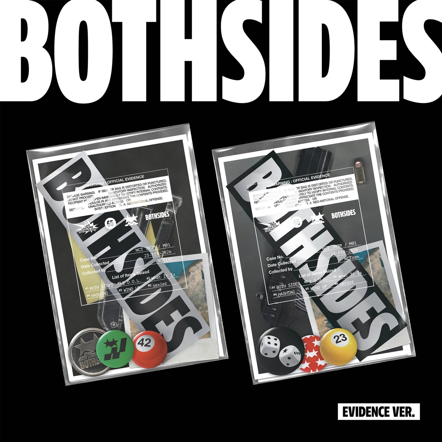 NCT JNJM - BOTH SIDES 1st Mini Album EVIDENCE Ver