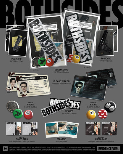 NCT JNJM - BOTH SIDES 1st Mini Album EVIDENCE Ver