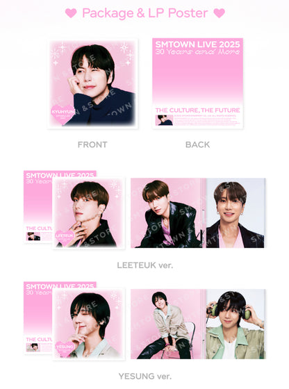 SMTOWN LIVE 2025 30 Years and More 2nd MD LP Poster Set Official MD