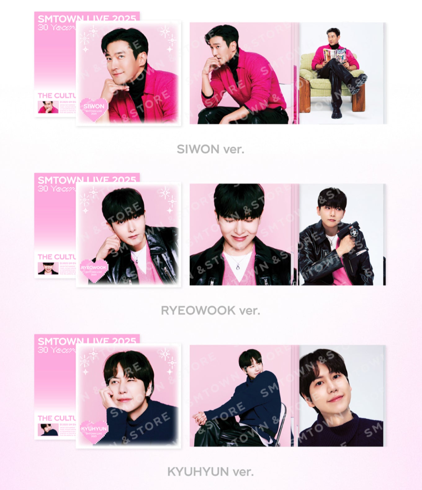 SMTOWN LIVE 2025 30 Years and More 2nd MD LP Poster Set Official