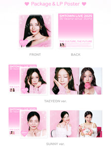 SMTOWN LIVE 2025 30 Years and More 2nd MD LP Poster Set Official MD