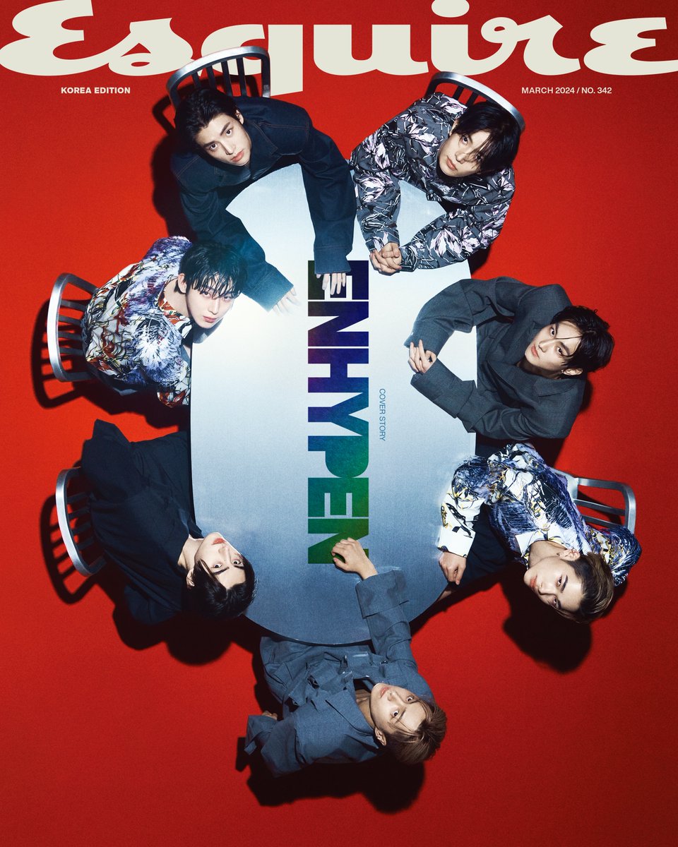 ENHYPEN Esquire Korea Magazine March 2024