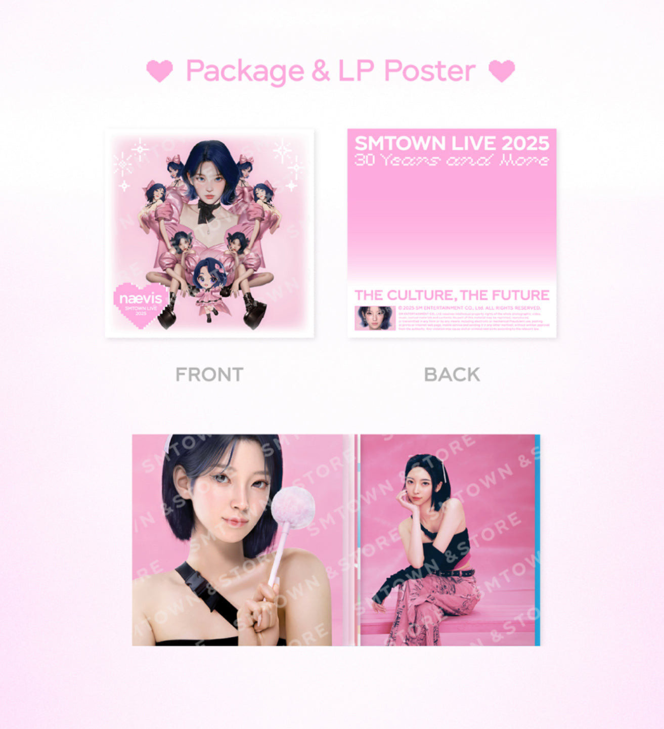 SMTOWN LIVE 2025 30 Years and More 2nd MD LP Poster Set Official MD